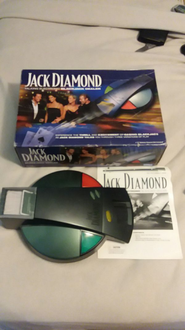 Jack diamond talking electronic blackjack dealer
